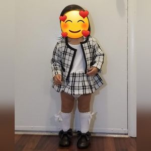 Infant Classic Plaid Jacket and Romper